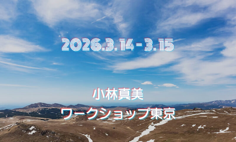 小林真美ワークショップ東京 -2026年3月-