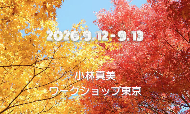 小林真美ワークショップ東京 -2026年9月-